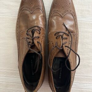 Bostonian Men's Tan Leather Oxfords